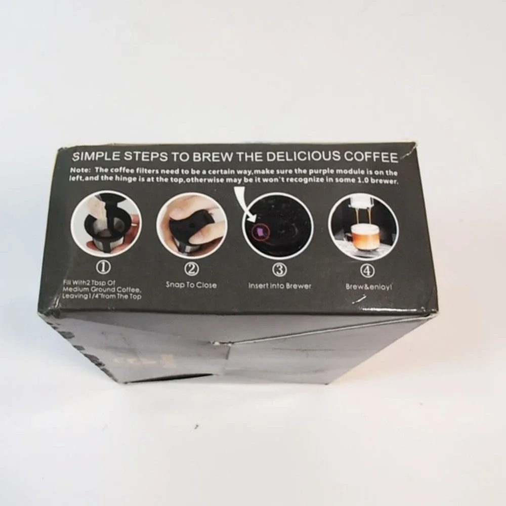 12 Keurig 2.0/1.0 Reusable Refillable Single Coffee Replacement Mesh Filter KCup